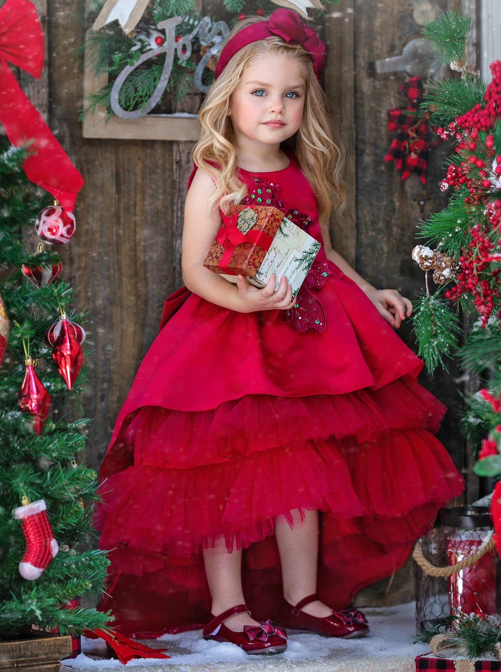 Image of Ready to Twirl Hi-Lo Layered Holiday Dress