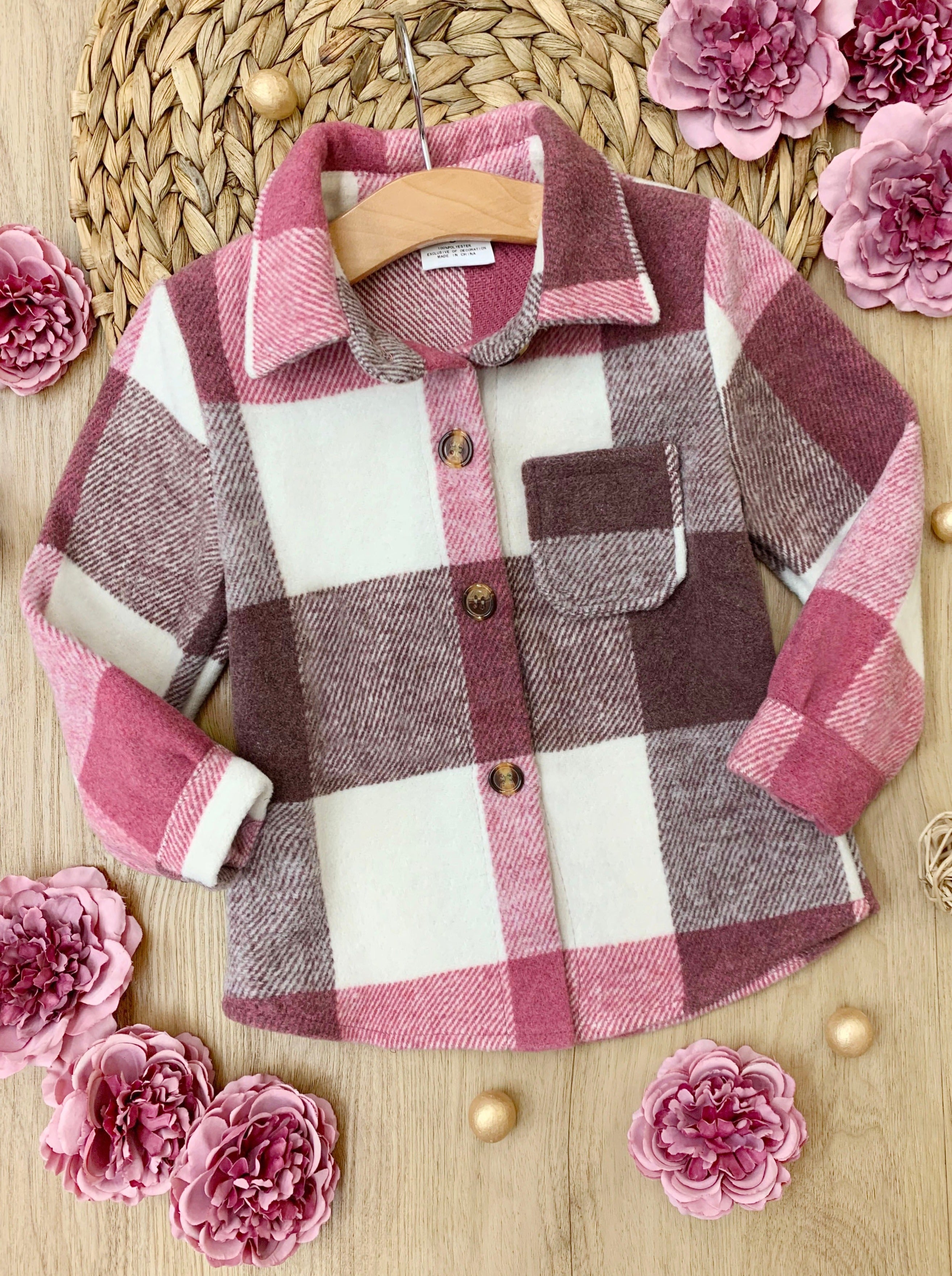 Image of Keep Me Close Plaid Jacket