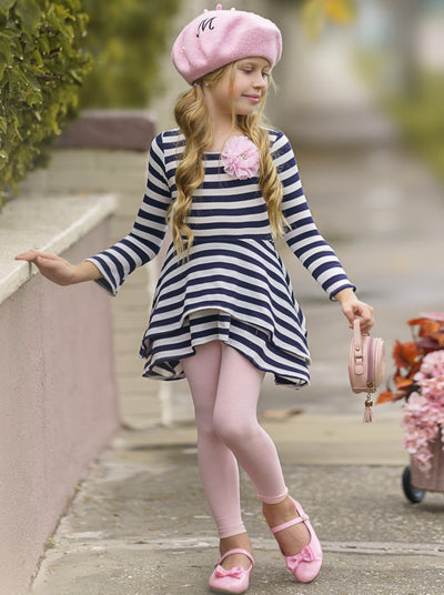 Toddler Fall Outfits  Little Girls Hi-Lo Tunic, Scarf & Legging Set – Mia  Belle Girls