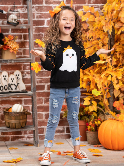 Girls Fall Outfits  Tunic, Legging And Shorts Set - Mia Belle Girls