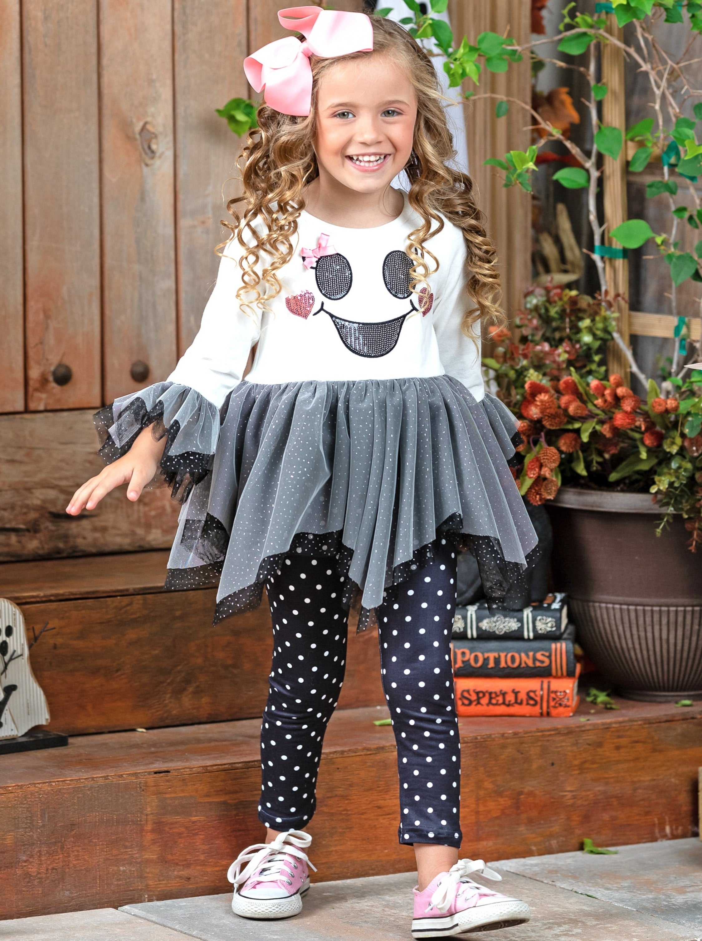 Image of It's A Boo Thing Tutu Tunic & Legging Set