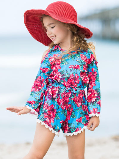 Baby girl deals off shoulder romper