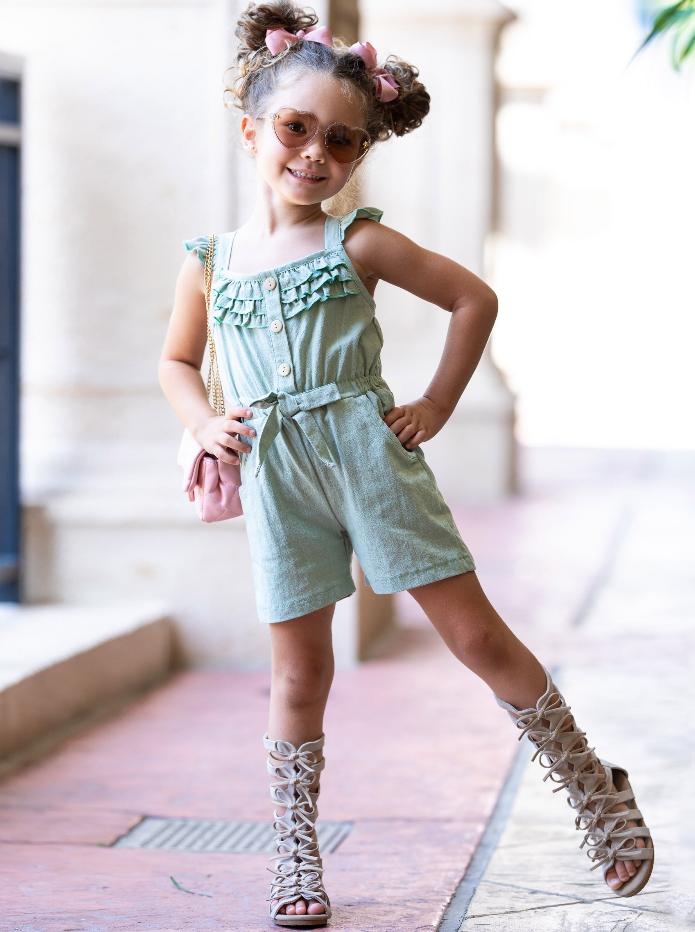 Image of Off To Play Ruffle Romper