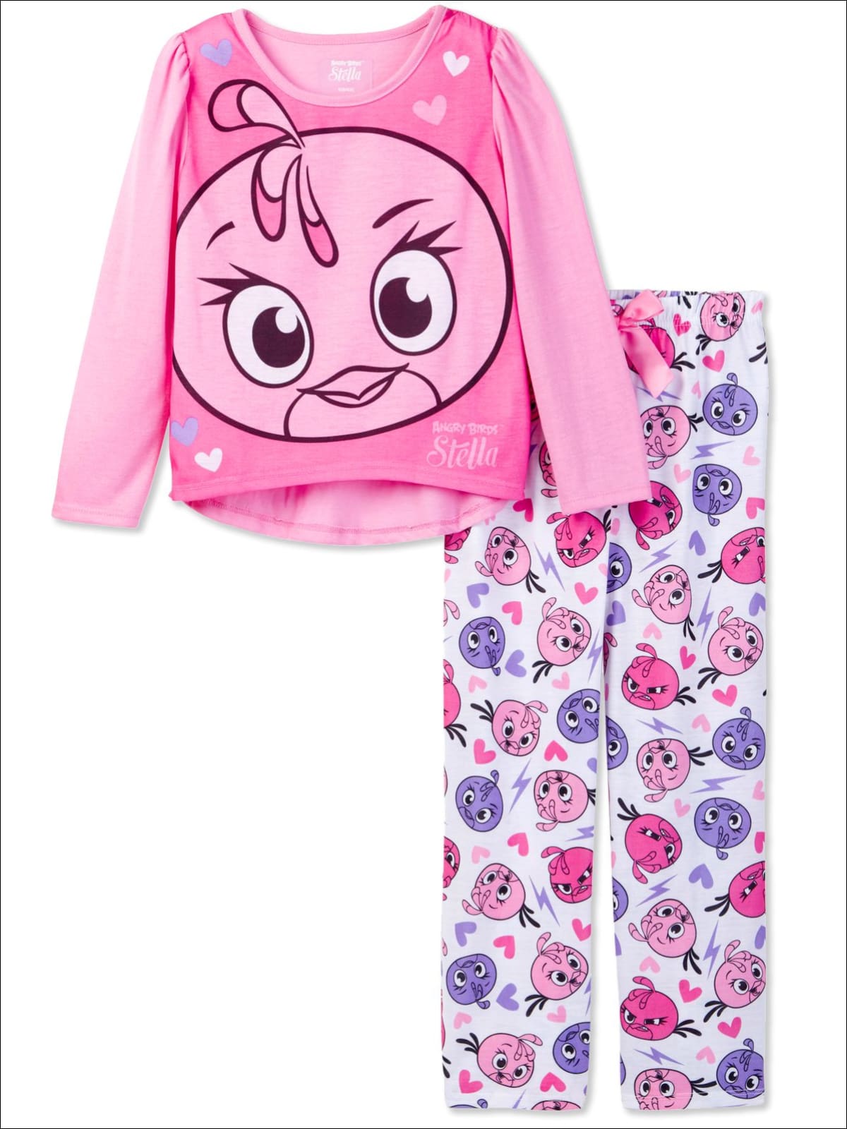 Angry Birds Girls Stella 2 Piece Pajama Sleep Set Mia Belle Baby