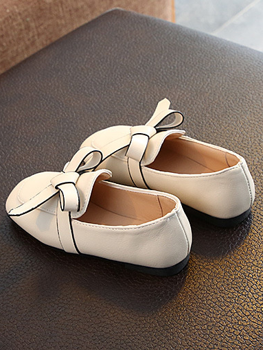 Little Girls Shoes By Liv & Mia | Belted Bow Loafers - Mia Belle Girls