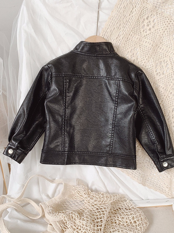 Girls Vegan Leather Jacket - Mia Belle Girls