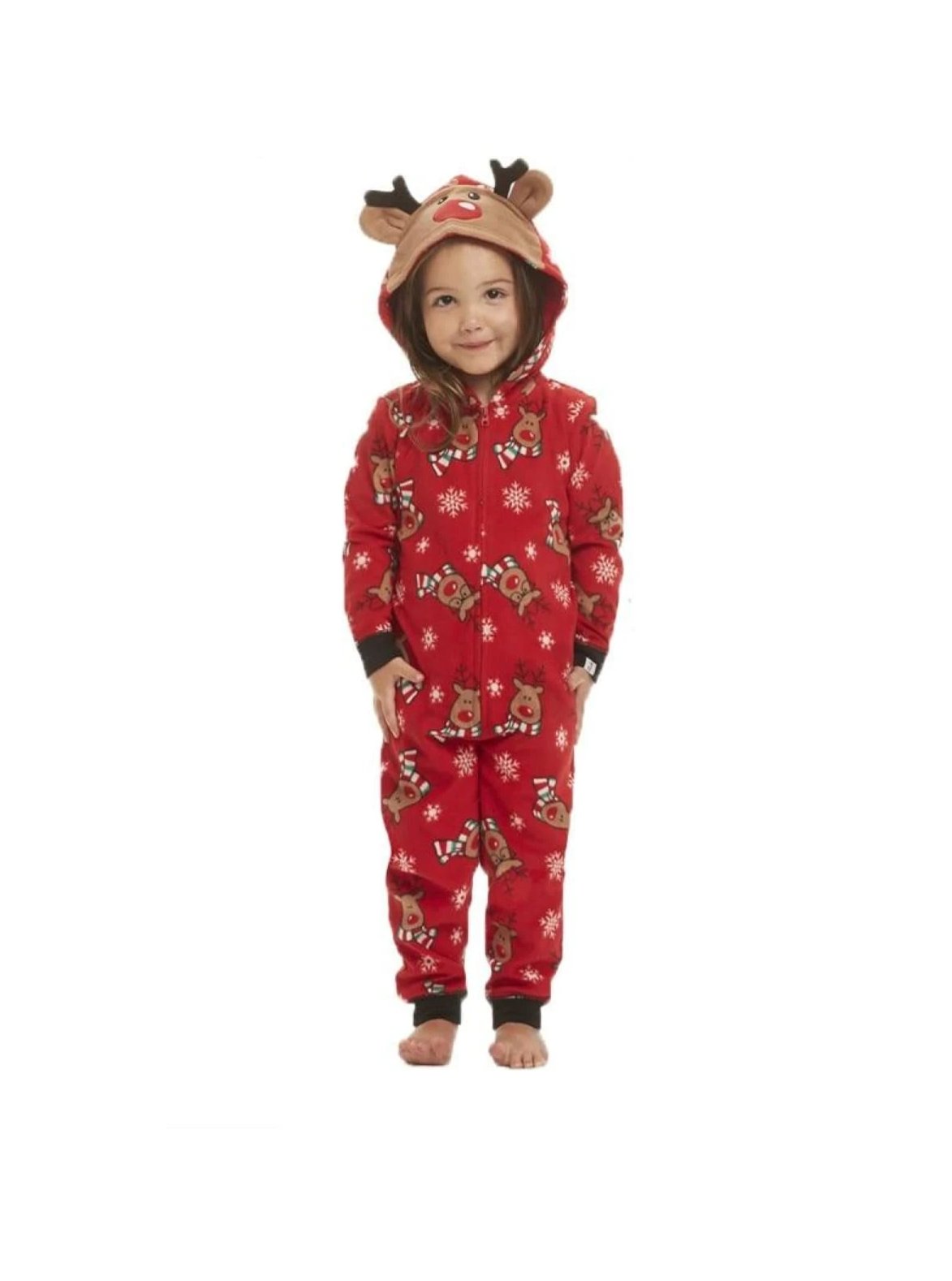 Family Christmas Holiday Reindeer Onesie Pajamas – Mia Belle Girls