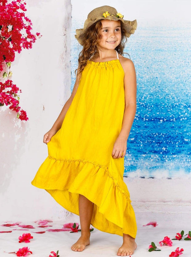 yellow dress 4t