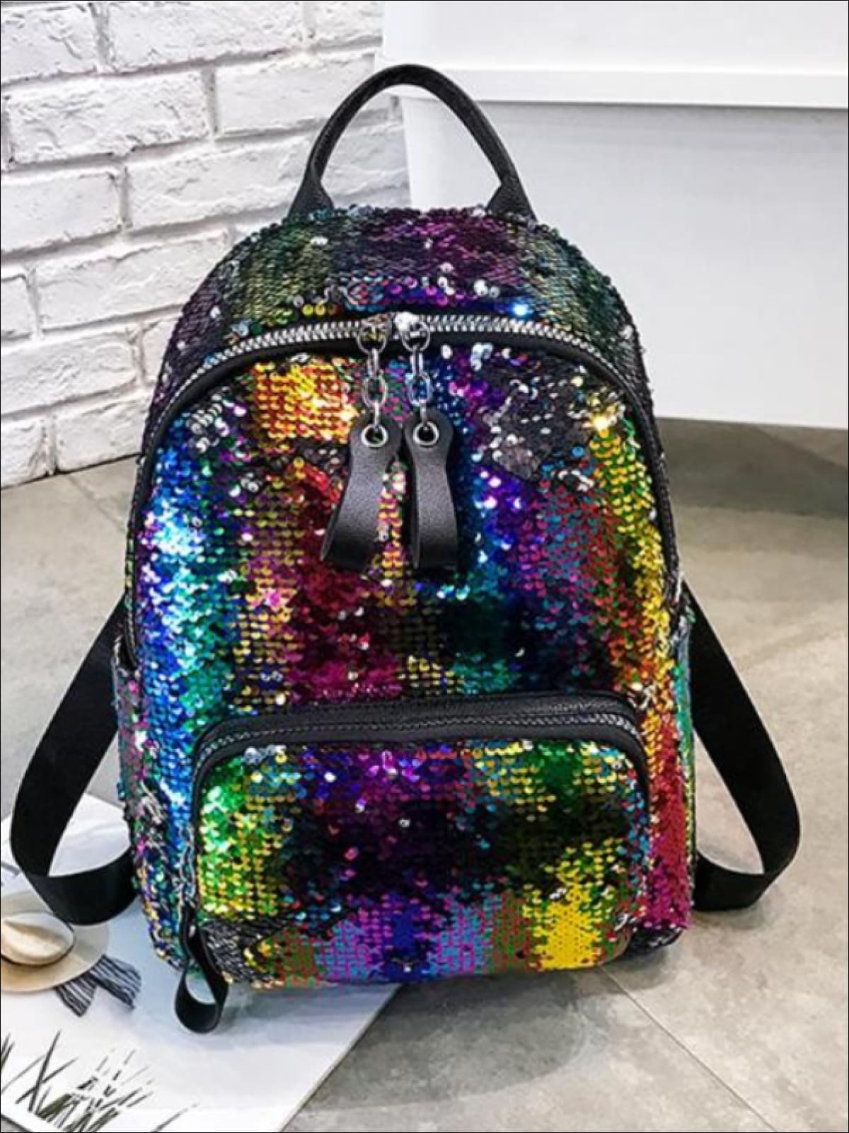 Buy Colour Changing Bags Sequins Bags for Girls Backpack Shoulder