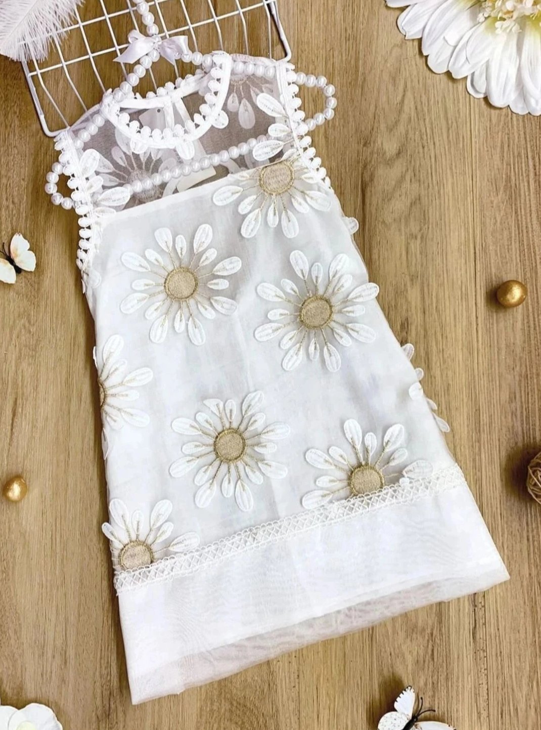 sunflower white dress