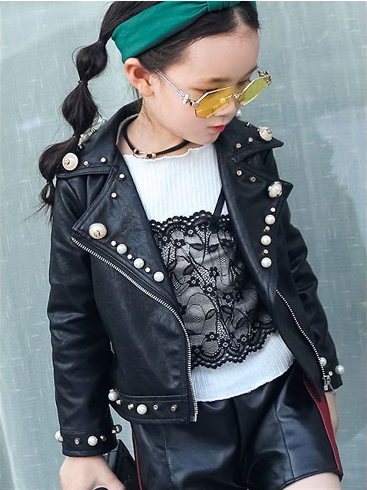 2019 New Autumn Girls Jacket pu Leather Zipper Jacket For Girls 3-12Yrs  Fashion Solid Leather Coat Children Clothing Outerwear - Walmart.com