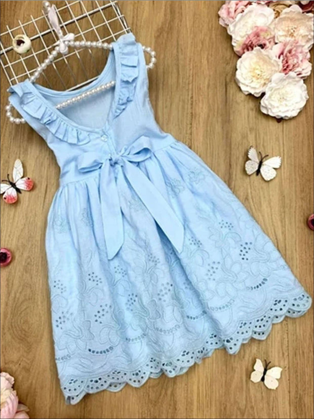 Girls Look at the Bright Side Summer Dress – Mia Belle Girls