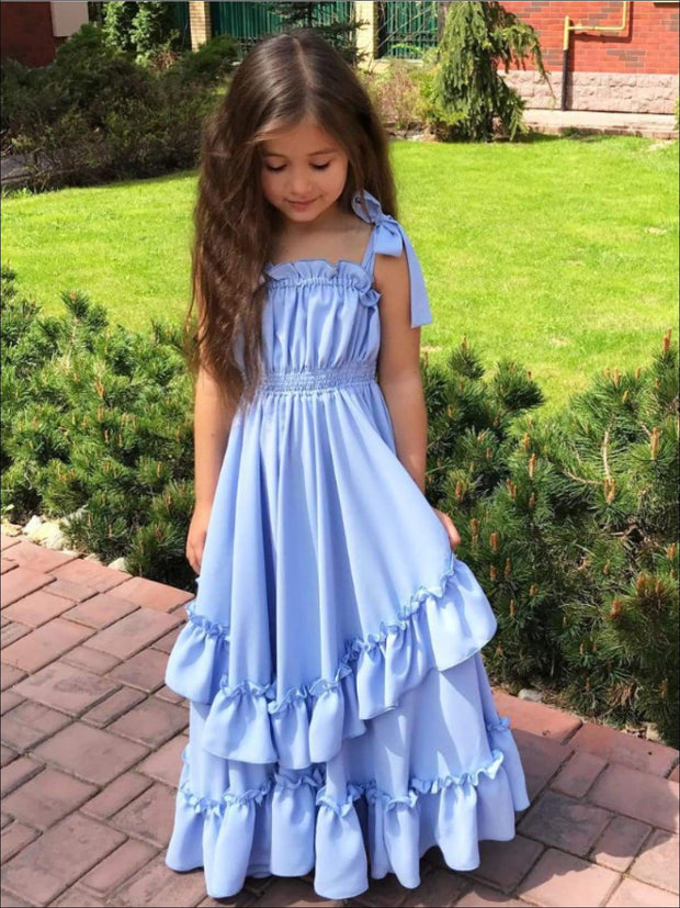 baby blue maxi dresses