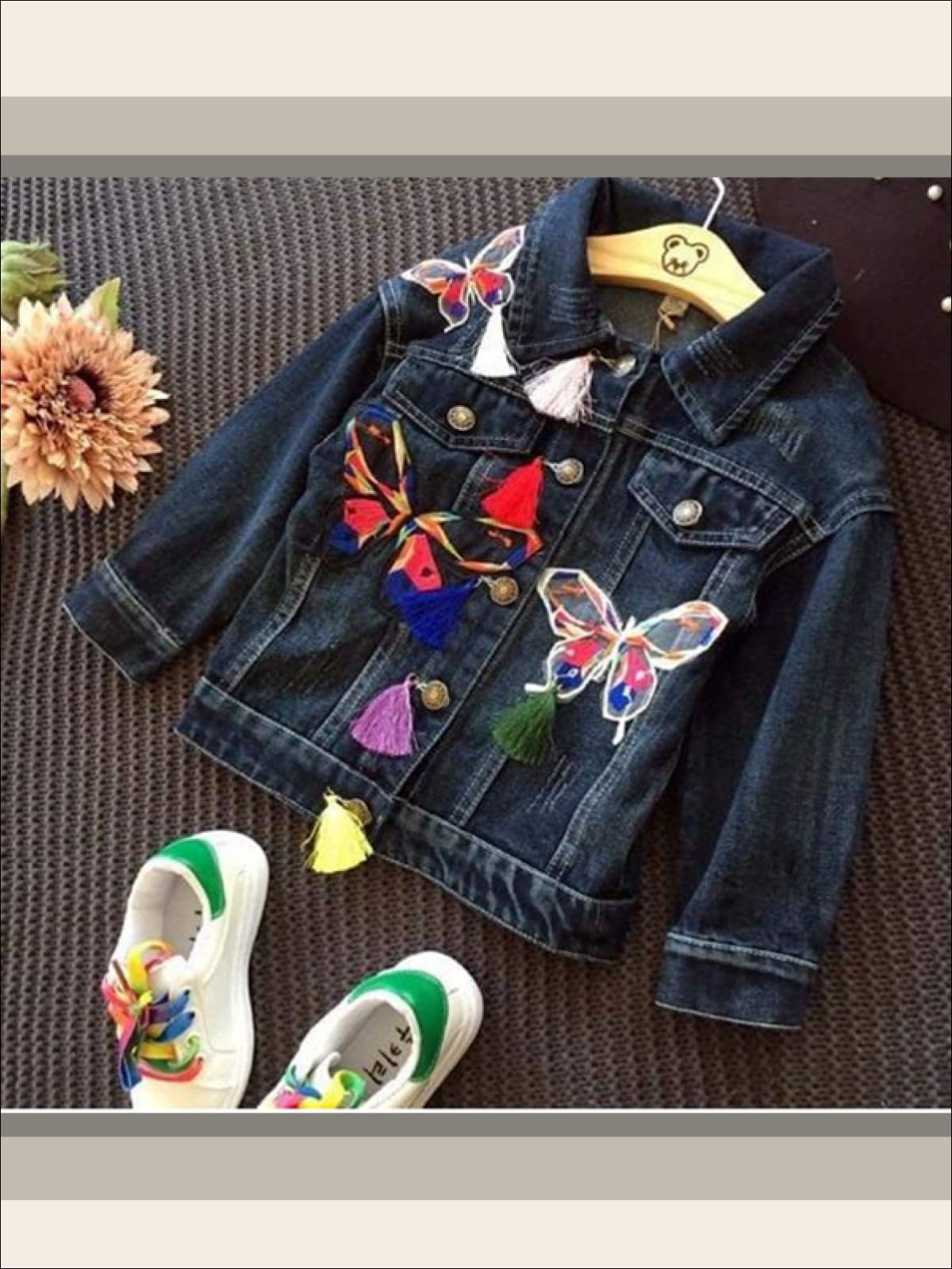 Peekaboo Butterfly Denim Quilt by Inventive Denim, Use your…