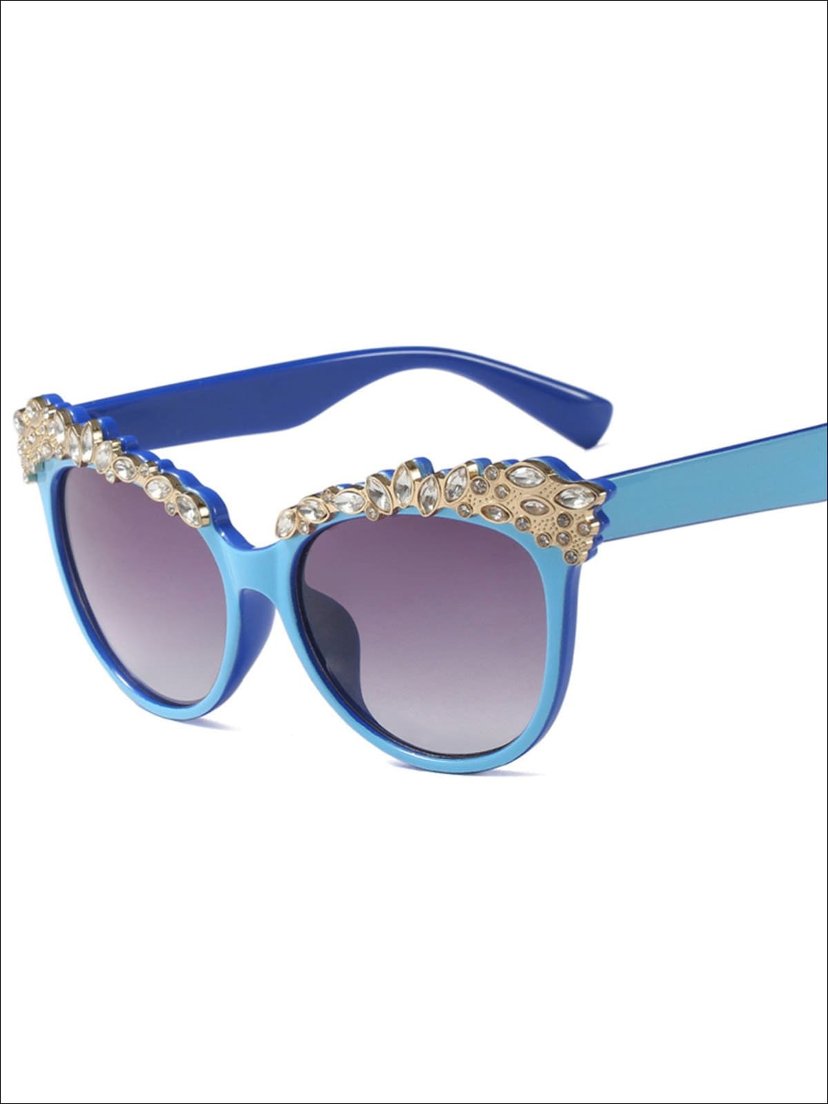 Marble // blue // Cat Eye Sunglasses · HypnoGlasses