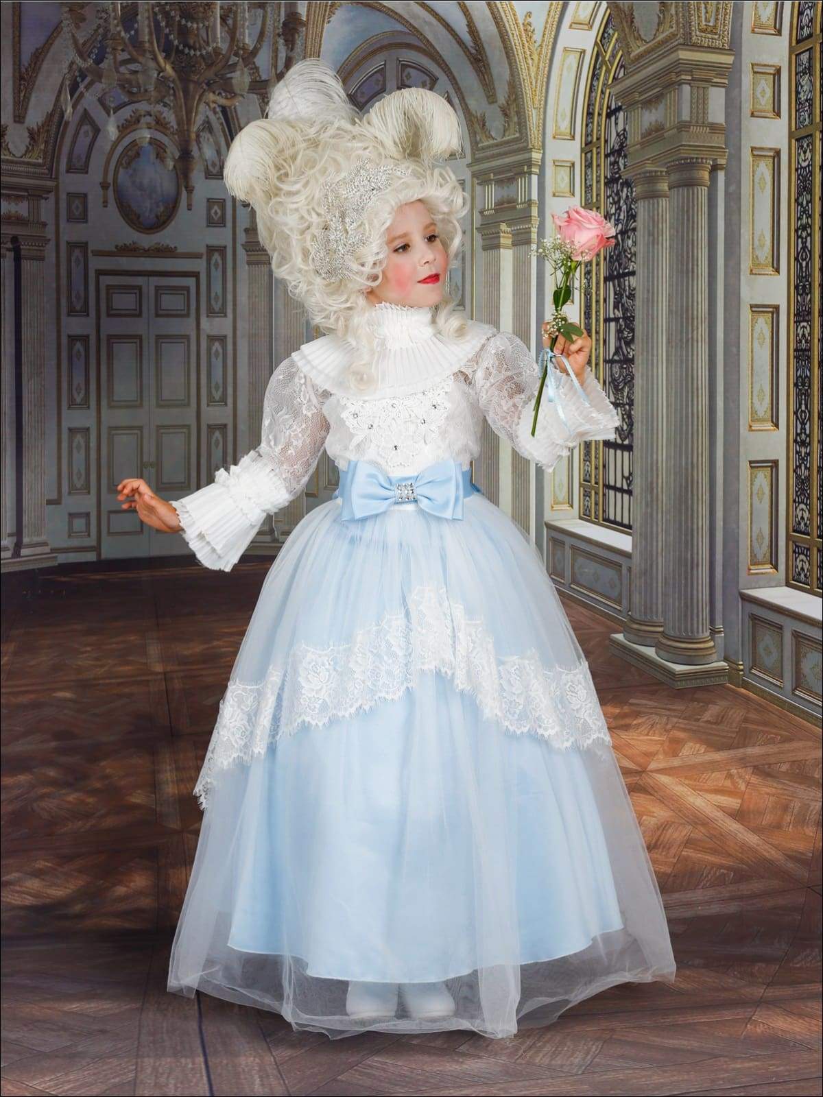 Girls Deluxe Victorian Marie Antoinette Halloween Costume