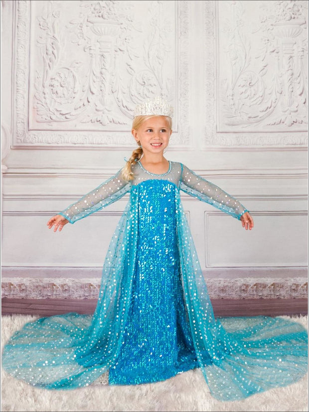 elsa inspired gown