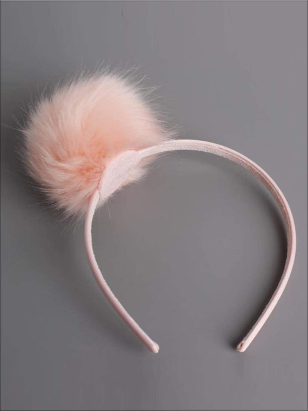 baby fur headband