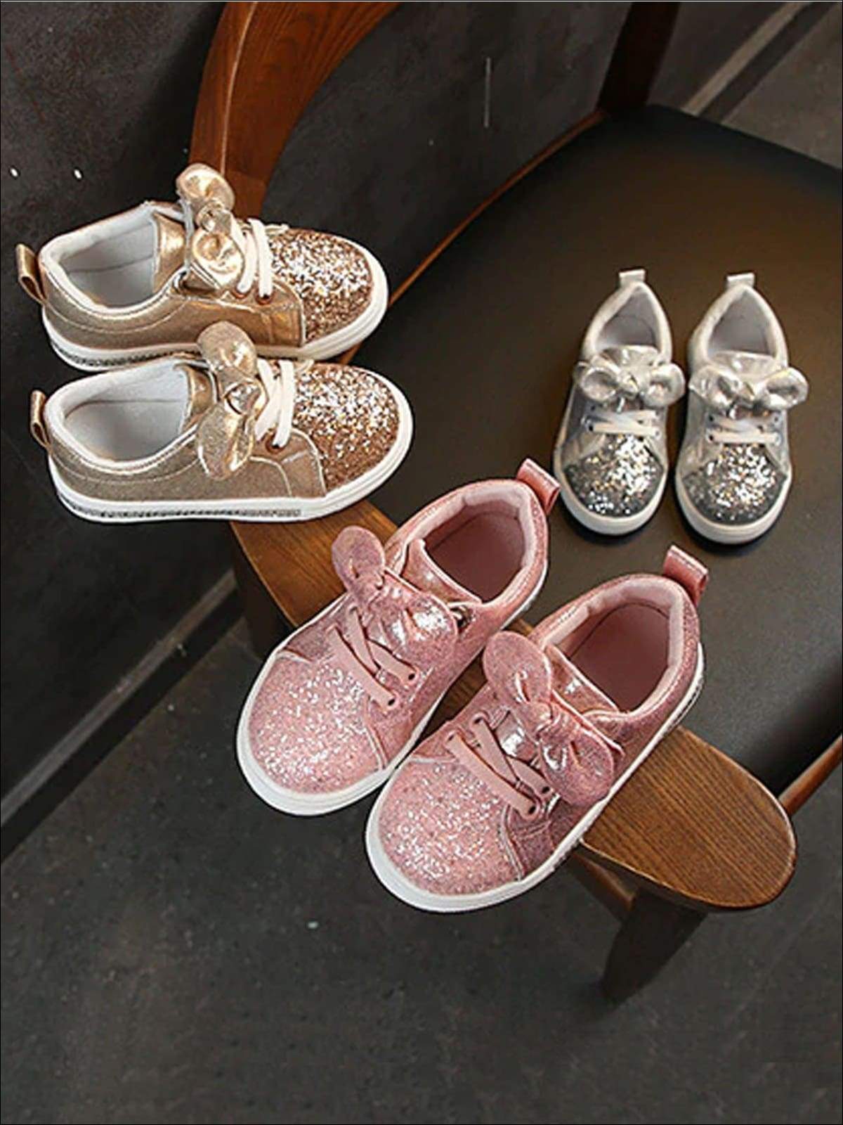 mia bow sneakers