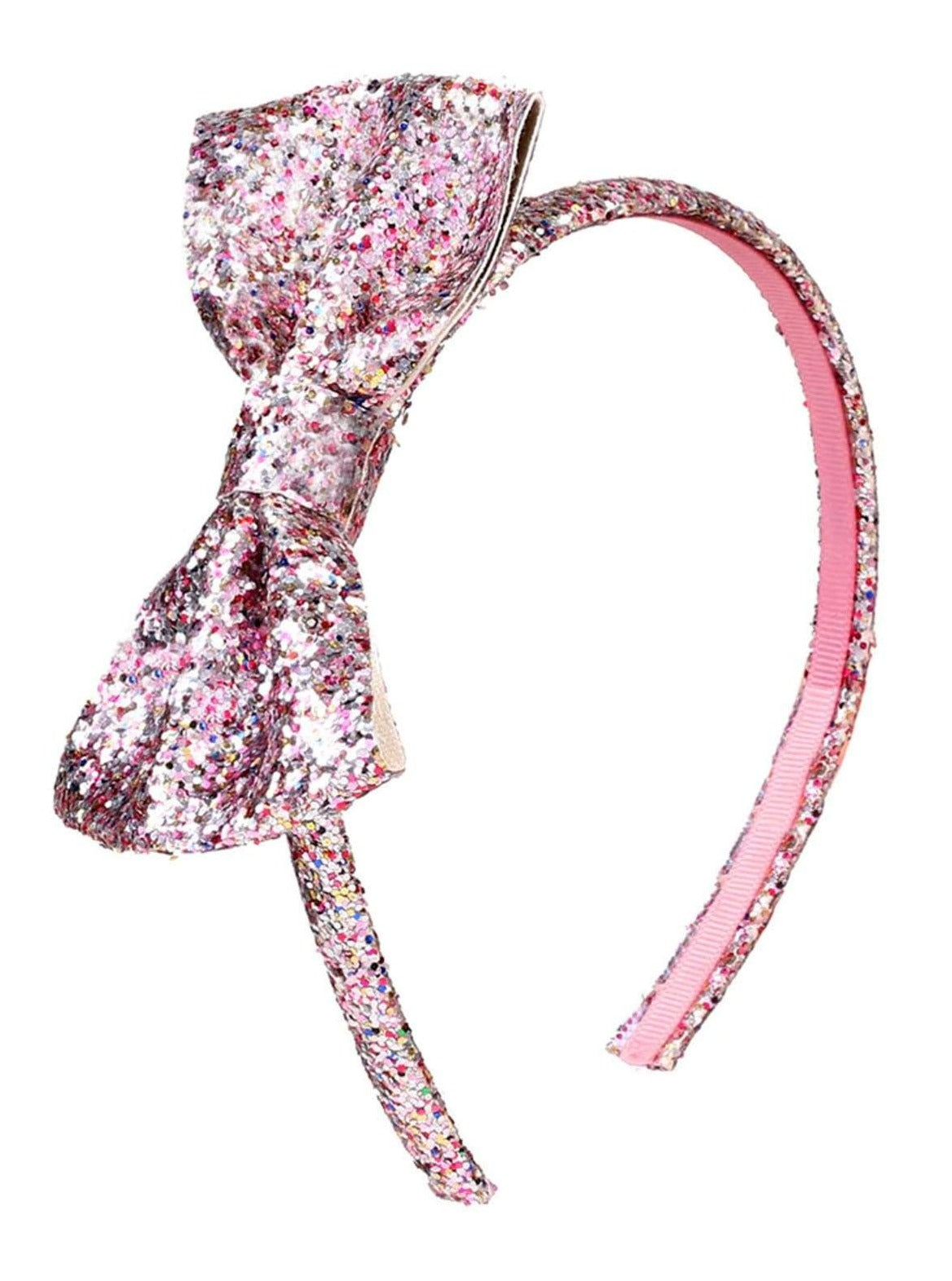 Girls Glitter Bowknot Headband – Mia Belle Baby
