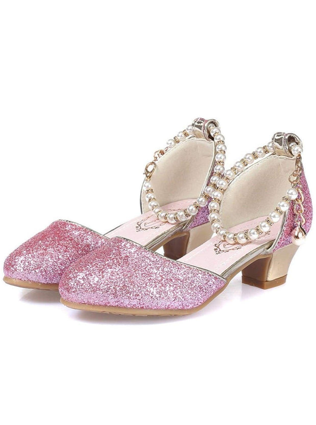 girls pink dress shoes