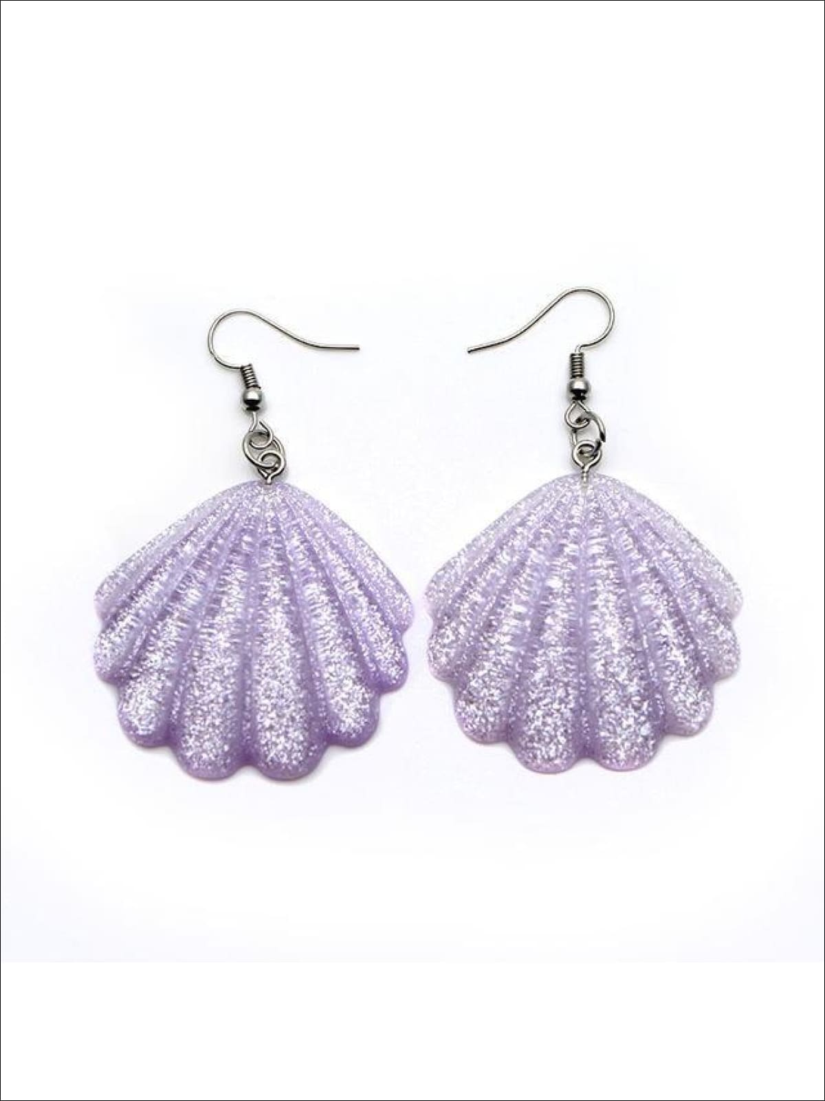 Oceanic Princess Ariel Little Mermaid Earrings, Under the Sea Shell  Earring, Sea Shell Beach Birthday Party Earring, Purple Seashell Earring -   Canada