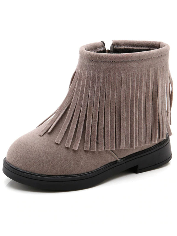 grey boots for girl