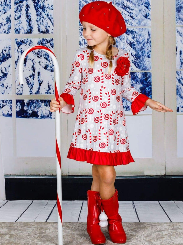 candy cane dress for girls