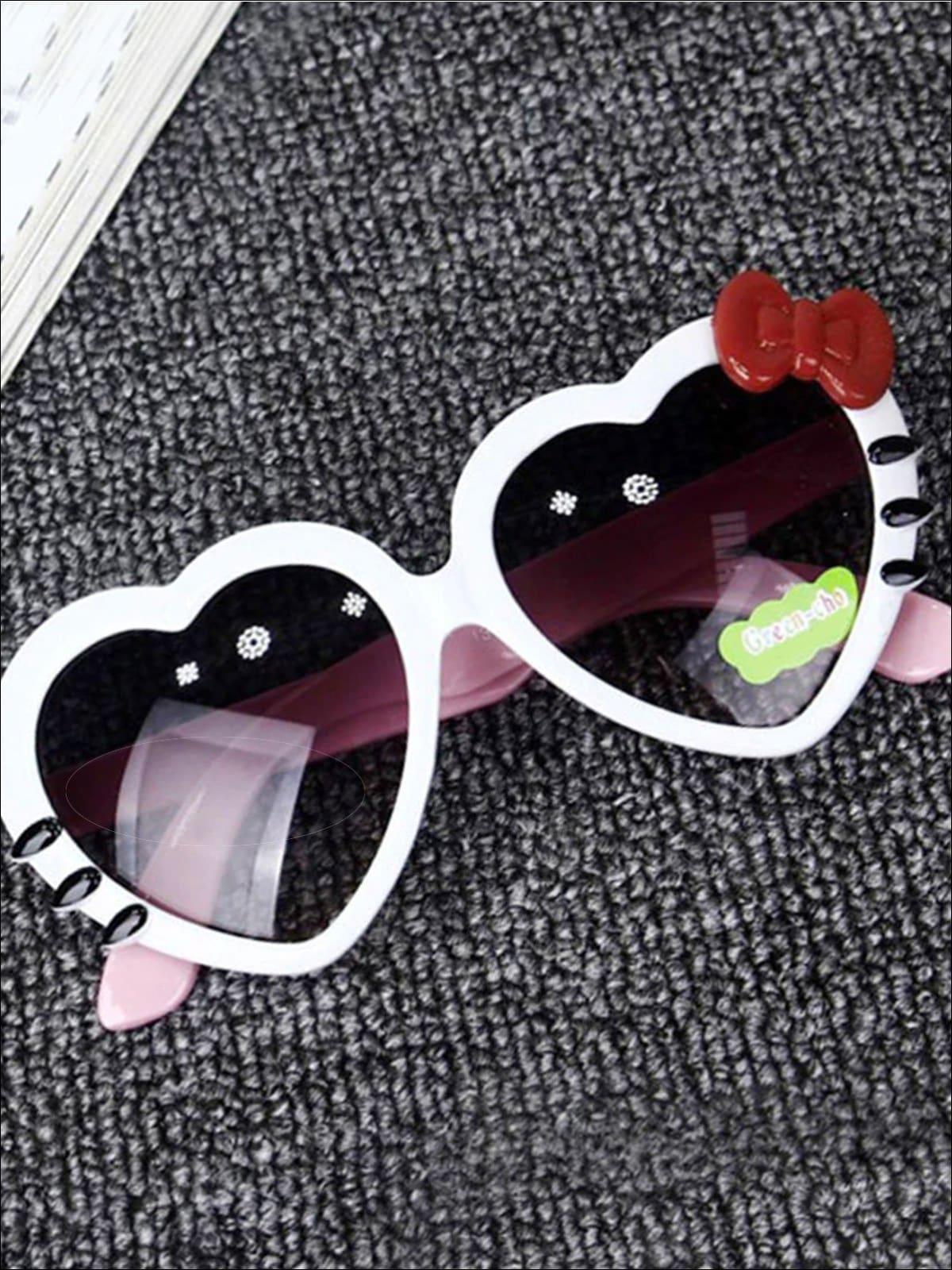 Kids Heart Sunglasses Girls Heart Shaped Sunglasses with Polka Dots Cute  Vintage Look UV Protection - Walmart.com