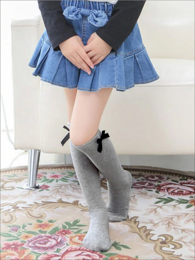 girls knee socks