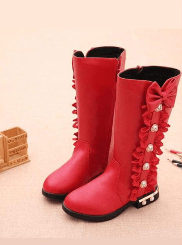 red calf boots