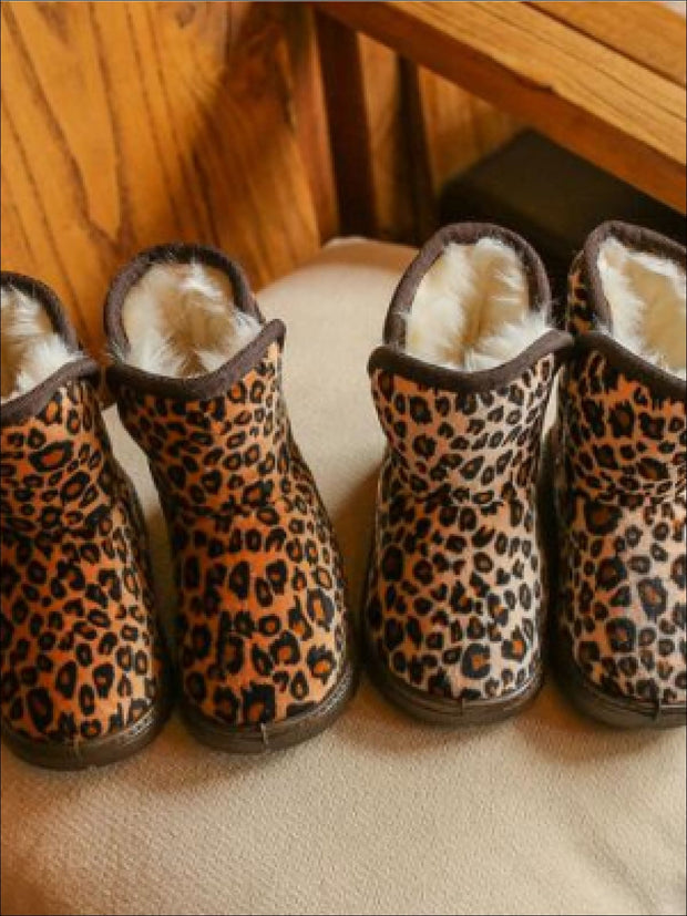 little girl leopard print boots