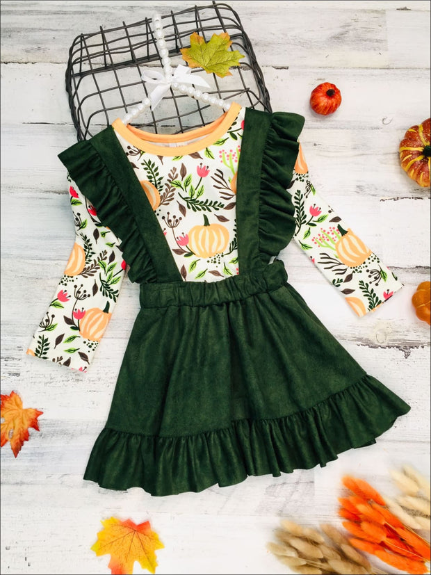 olive green baby girl dress