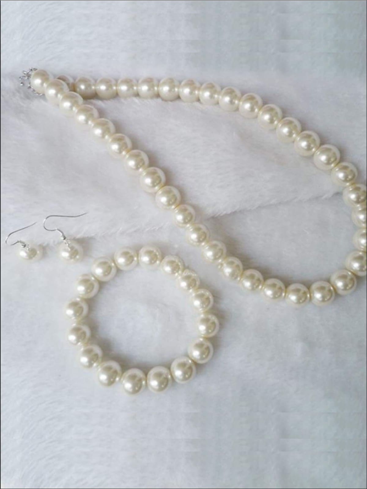 R.H. Macy & Co. Sterling Silver Cultured Pearl Earring & Necklace Set | eBay