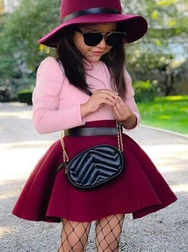 burgundy dressy top