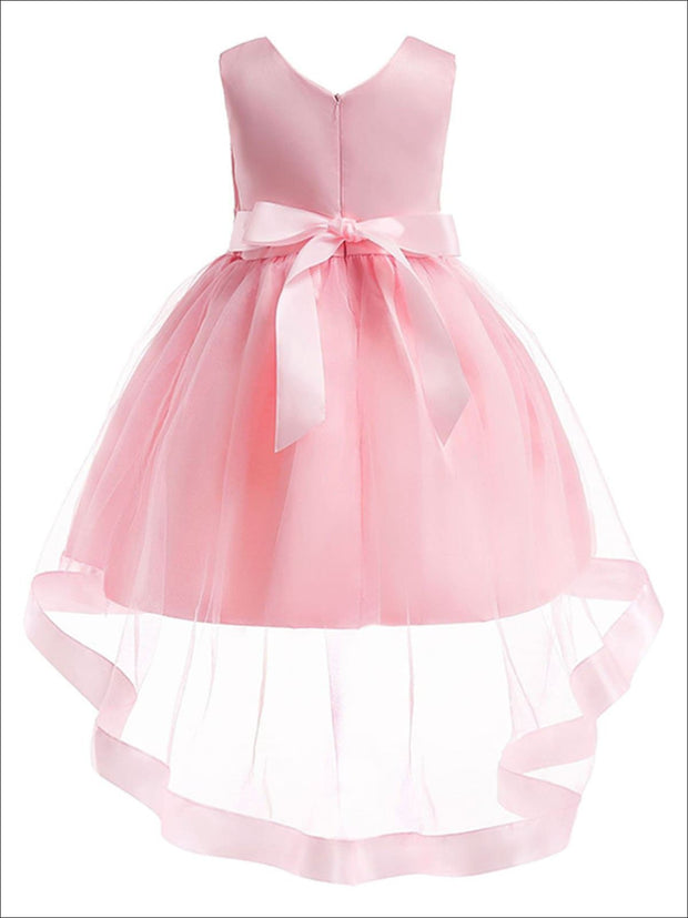 baby girl pink occasion dress