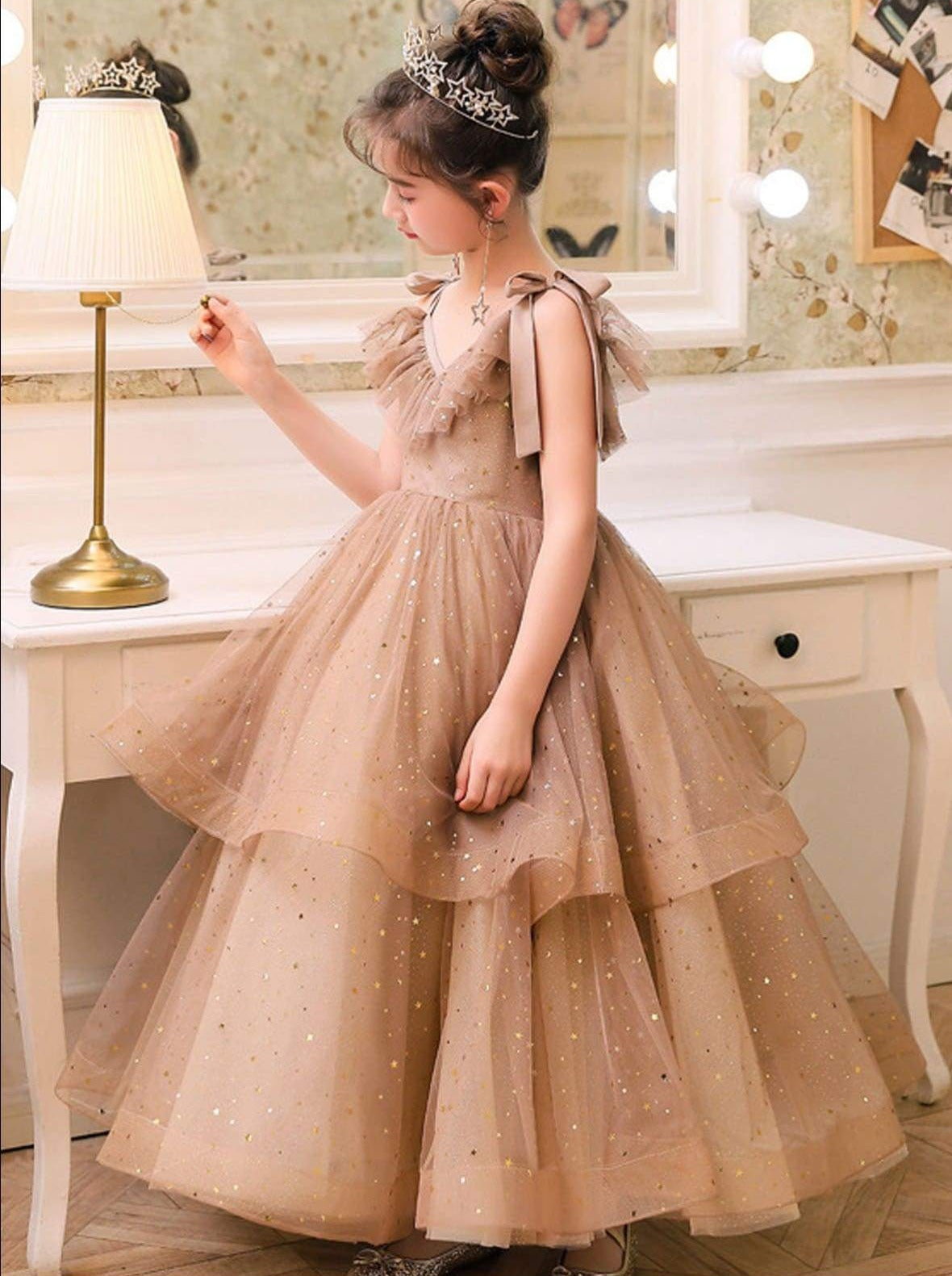 Buy Fashion Dream Girls Red Embellished Satin Pack Of 1 Dress | Dresses | Kids  Wear | Girls Dress | Kids Dress | Dress | Dresses For Girls | Maxi Dress |