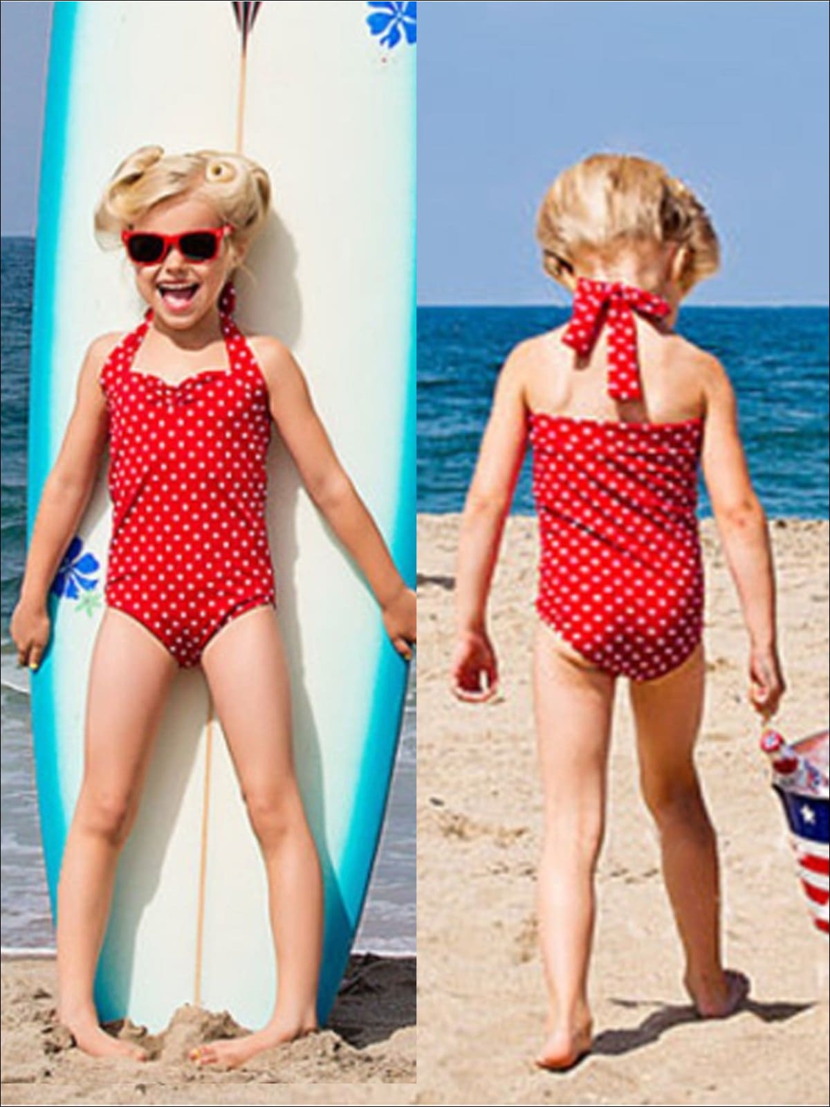 girls halter swimsuit