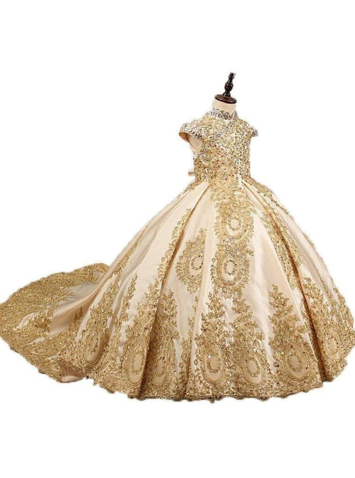 Luxury Gold Arabic Wedding Dress Ball Gown Puffy Satin Appliques Wedding  Gowns Elegant Bridal Dresses Vestido De Noiva Plus Size - Wedding Dresses -  AliExpress