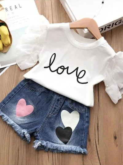 Little Girls Summer Clothes | Cute Casual Sets - Mia Belle Girls