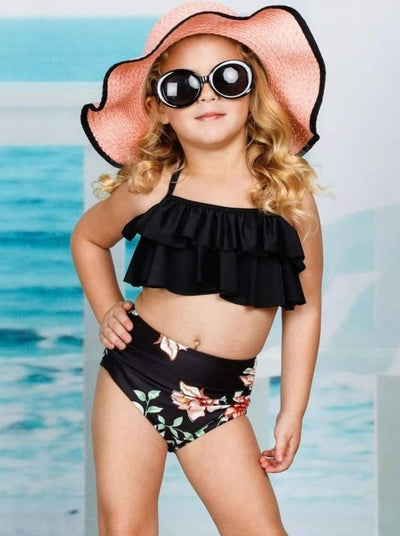Tommy Hilfiger Girls' Two-Piece Swimsuit, Tonal Script Kini Orchid Pink,  M8/10 : : Moda