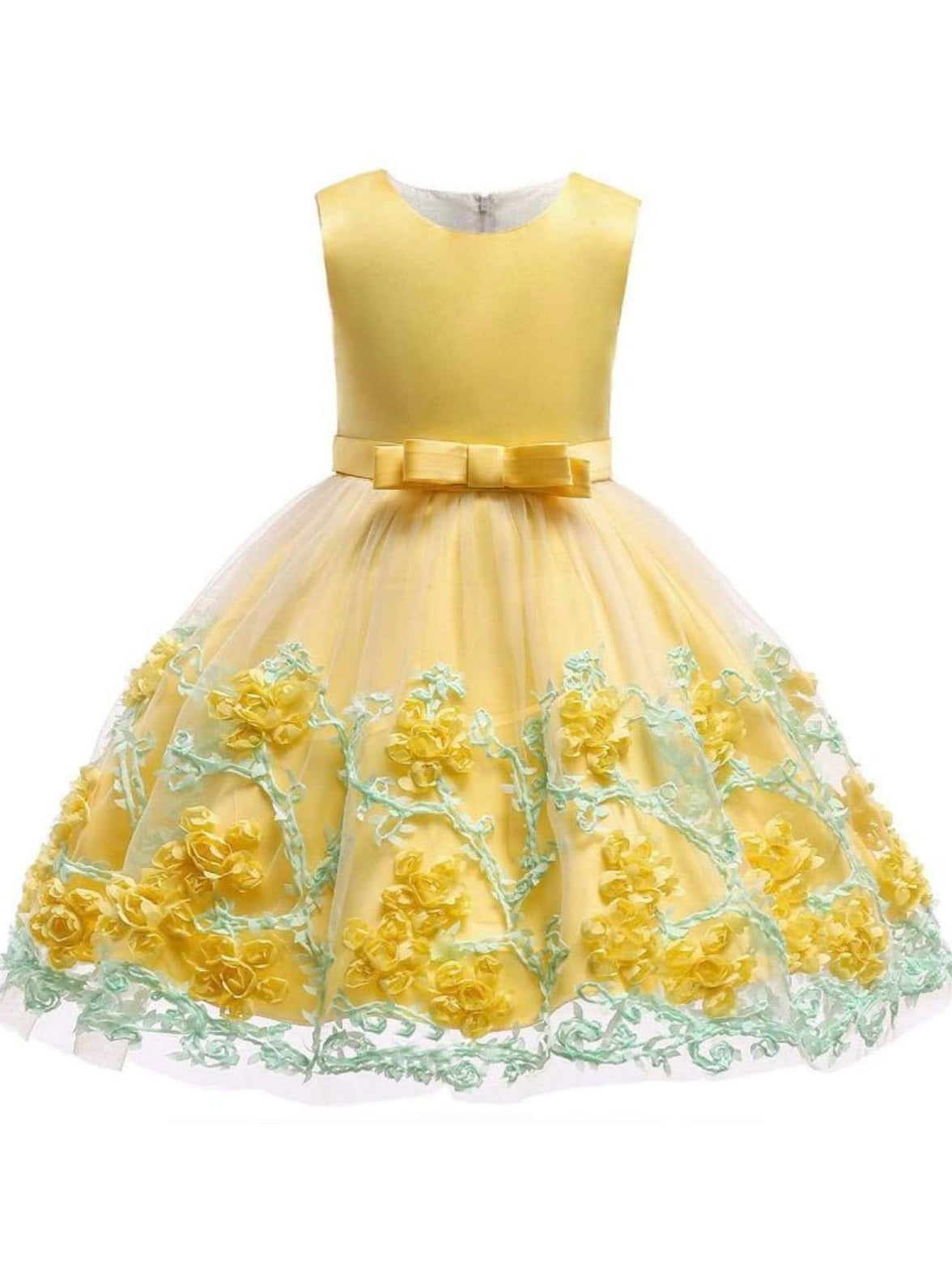 yellow 2t dress