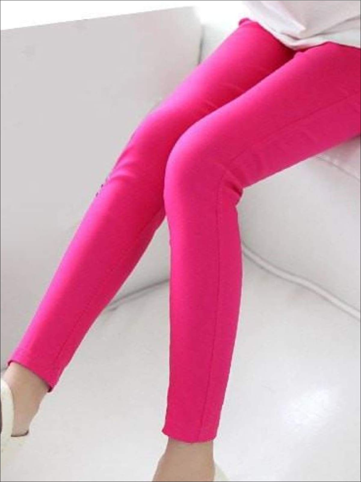 Buy Pink Skinny Jeggings - 22, Leggings
