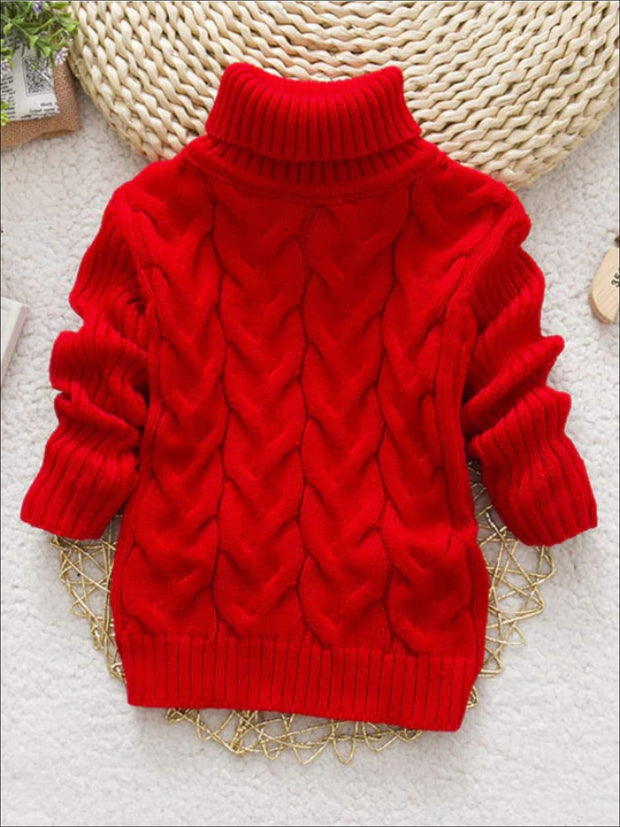 Sweaters For Little Girls Thick Knitted Sweater Mia Belle Girls