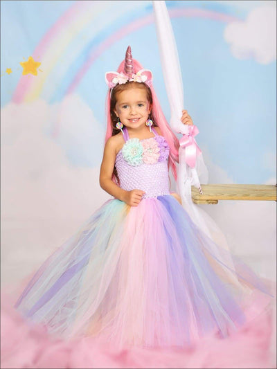 Unicorn Costume Kids | Unicorn Tutu Dress - Mia Belle Girls