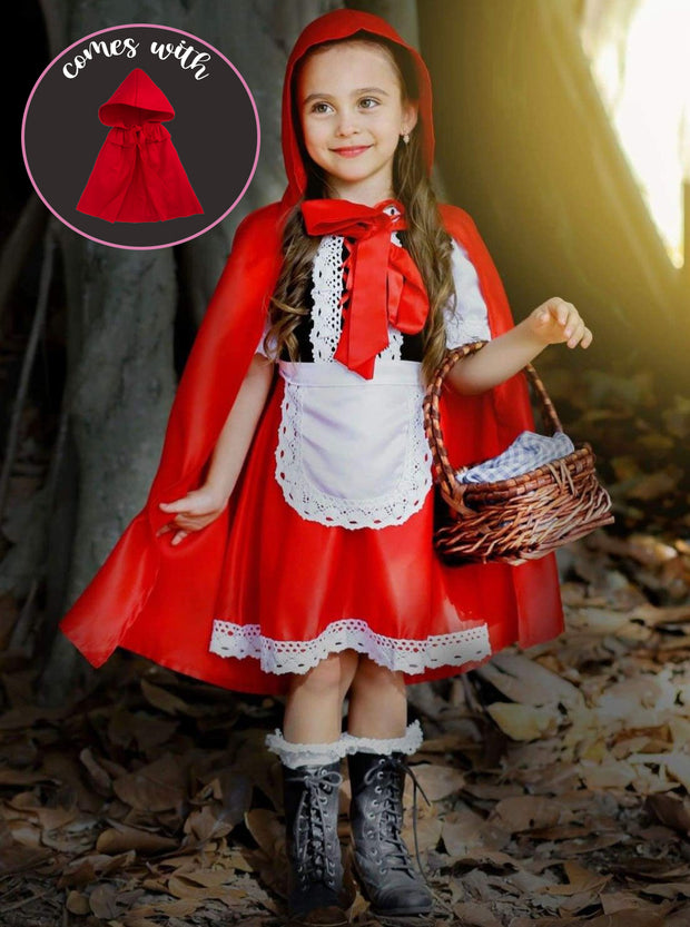 deluxe little red riding hood costume