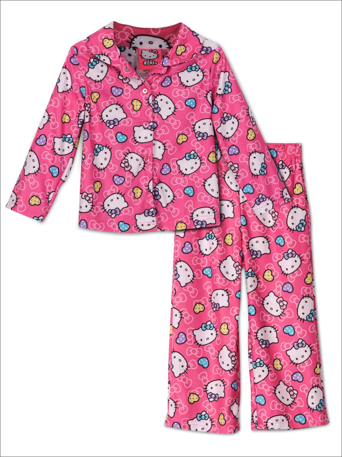 Lot De 2 - Hello Kitty - Pyjama Rose Enfant