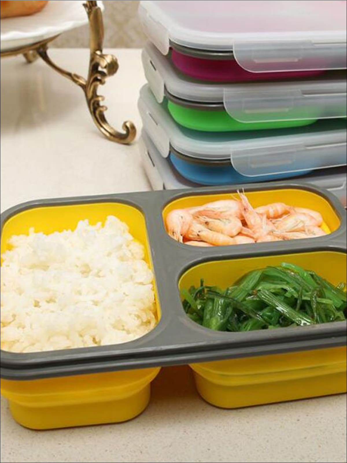 Large Lunch Bento Box Container (3 colors)