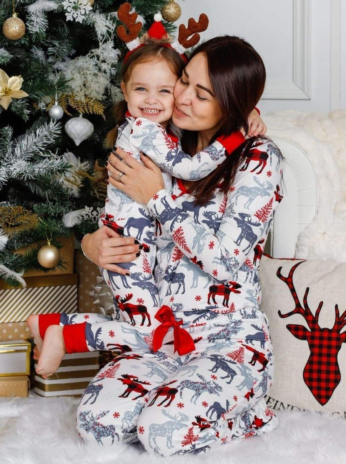 Image of Mommy & Me Oh My Deer! Pajama Set