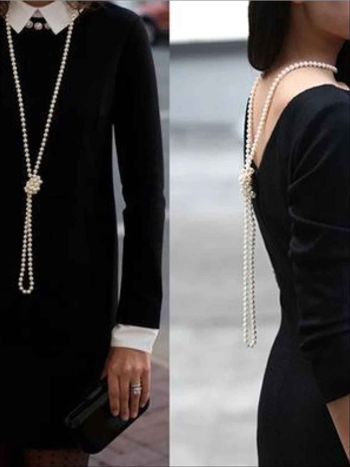 Pearl Necklace with Party Dress Outfits (2 ideas & outfits) | Lookastic